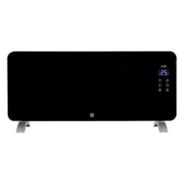 Radiator Smart, 2 trepte de incalzire 1000 W / 2000 W, panou frontal din sticla securizata, montabil pe perete sau pe picioare, oprire automata in caz de supraincalzire Home FK 430 WIFI