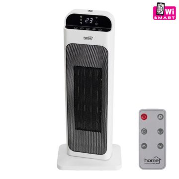 Radiator ceramic Smart, 2 trepte de putere 1000 W / 2000 W, oprire automata la supraincalzire sau rasturnare Home FK 53 WIFI