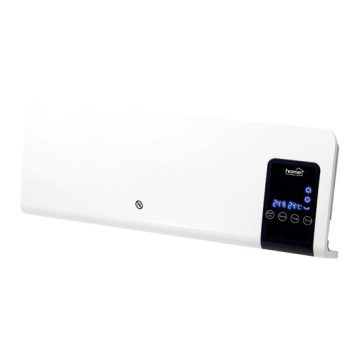 Aeroterma de perete cu ventilator, 2 trepte de incalzire 1000 W / 2000 W, program STOP cand se atinge temperatura setata, si ventilatorul se opreste, oprire automata in caz de supraincalzire Home FKF 59201