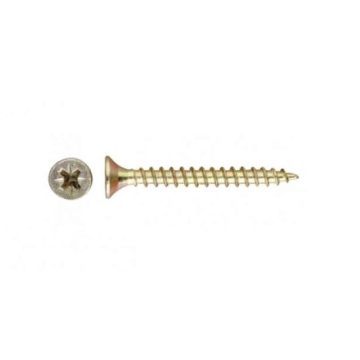 DIN 7505, surub lemn, zincat galben - 4.5x80 (100 buc./punga)