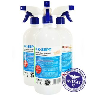 Dezinfectant de maini K-SEPT 1l cu pulverizator