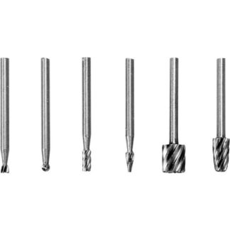 Set 6 freze pentru aluminiu si oțel 3,2 mm Sthor 25405