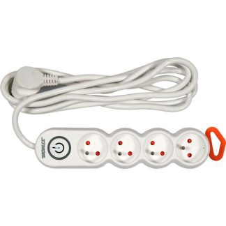 Prelungitor cu împământare cu 4 prize de 3 m Sthor 72354