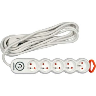 Prelungitor cu împământare cu 5 prize de 5 m Sthor 72358