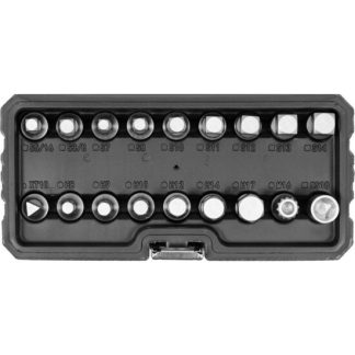 Set chei tubulare pentru bușon ulei 18 piese Yato YT-05991