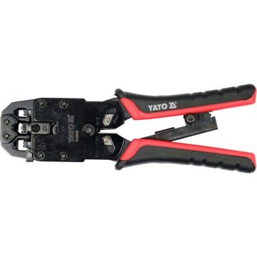 Clește pentru sertizarea mufelor RJ45 / RJ10 / RJ11 Yato YT-22443