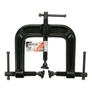 Clemă cu prindere în 3 puncte de 62 x 62 mm / 2,5'' x 2,5'' Yato YT-64242