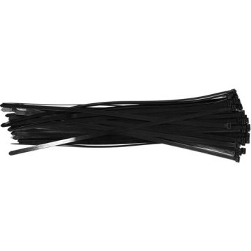 Coliere de plastic, 350 x 7.6, 50 buc, Negre Yato YT-70652