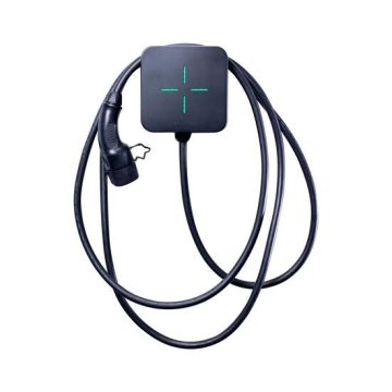 Statie de incarcare pentru masini electrice tip 2, cablu de 5m, 6A-32A, 230V monofazat, 7,4kW, WiFi, aplicatie mobila, interior/aer liber IP54 LEKTRICO