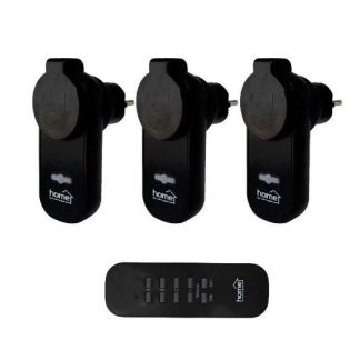 Set 3 prize 1000w IP44 cu telecomanda Home THO 113