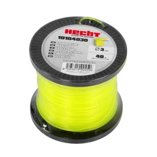 Fir pentru trimmer HECHT 10104030, profil patrat, diametru 3 mm, lungime 40 m