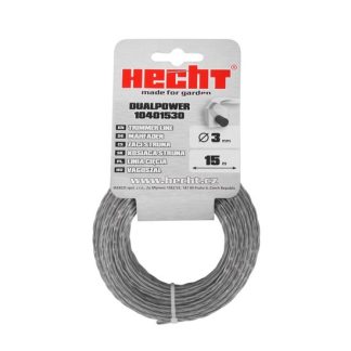 Fir pentru trimmer HECHT 10401530, profil rasucit, diametru 3 mm, lungime 15 m, cu insertie metalica