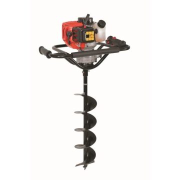 Foreza de pamant, motoburghiu HECHT 52, motor termic, putere 2.4 CP, adancime de forare 73 cm