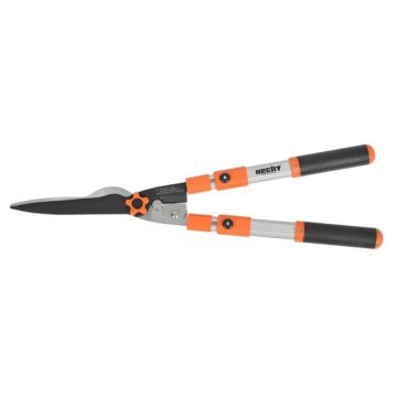 Foarfeca pentru gard viu si tufisuri HECHT 0182036L, manere telescopice, material lama otel, lungime 87 cm