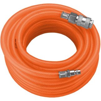 Furtun pentru aer HECHT 002075A, lungime 10 metri, 6.3 x 11.3 mm, 16 bar, cupla rapida 1/4 inch