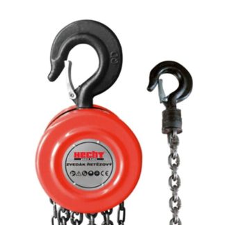 Palan manual cu lant HECHT 8490, capacitate maxima ridicare 1000 kg, lungime lant 3 metri