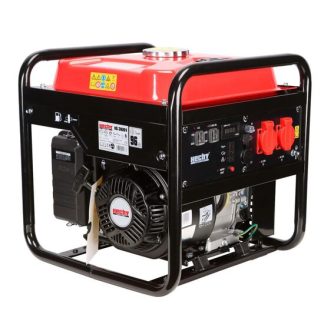Generator de putere invertor HECHT IG 3601, max 3.3 kW, motor benzina 4T, 208 CC, 2 x priza 230 V, 1 x priza 12 V, 2 x USB 5 V
