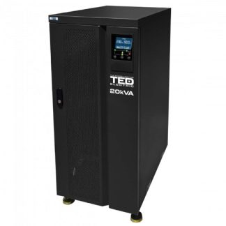UPS 20kVA LCD cu stabilizator online - dubla conversie 3/3 trifazat/trifazat TED UPS Expert (FARA Acumulatori) TED002013 - EOL