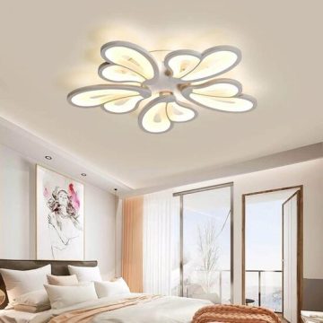 Lustra LED Eleona cu telecomanda 100W dimabla alb LL1928AL