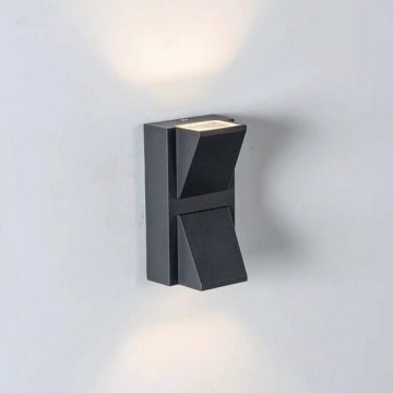 Aplica LED Scarlat exterior 6W negru 3000K AE1381