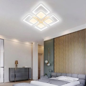 Lustra LED Susan cu telecomanda 104W dimabila alb LL24AL