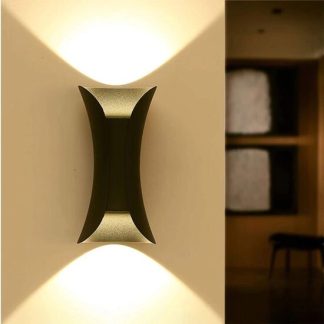 Aplica LED Heba exterior 10W IP65 metal negru FY2244BK