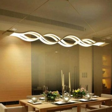 Lustra LED Nevya cu telecomanda 160W dimabila alb FL002WH(3253)