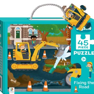 Junior Jigsaw 45 Piece Puzzle. Fixing the Road