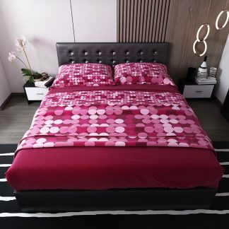 Pat Dormitor Tapitat Wenge Ferrara 140x200