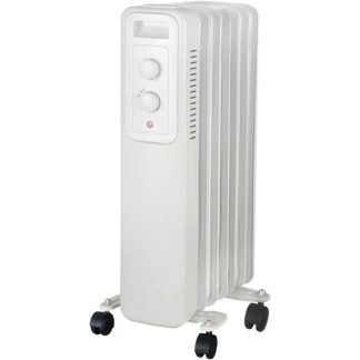 Calorifer cu ulei 7 elementi 1500W Alb Entac