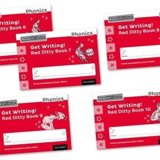 Read Write Inc. Phonics: Get Writing! Red Ditty Books 6-10 Mixed Pack of 5