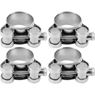 Set 4 cleme zincate cu surub 19-21/18mm Vorel 73787