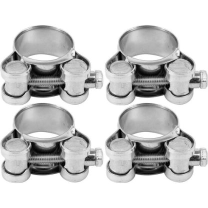 Set 4 cleme zincate cu surub 19-21/18mm Vorel 73787
