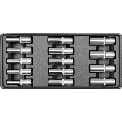 Trusa chei tubulare adanci 1/2" pentru dulap Yato YT-5539
