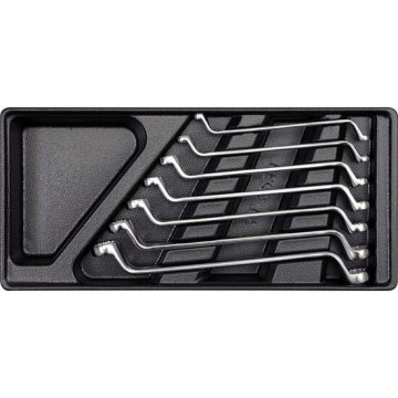 Trusa chei inelare cu cot 6 - 19 mm pentru dulap Yato YT-5533