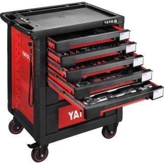 Dulap cu scule profesional 7 sertare echipat complet cu 165 piese Yato YT-55293