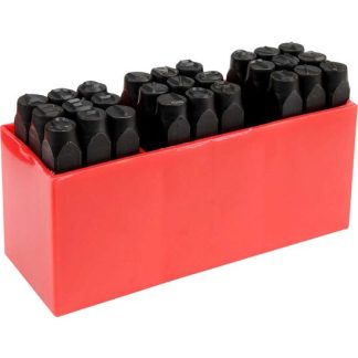 Poansoane litere a-z 27buc 8mm Yato YT-6863