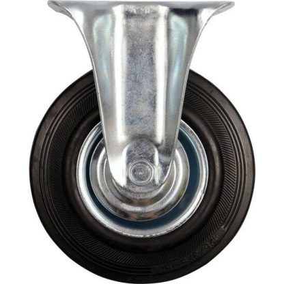 Roata fixa din cauciuc negru 75 x 23 x 97 mm Vorel 87301