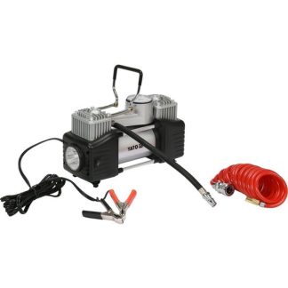 Compresor auto cu lanterna, 250w, 60l/min Yato YT-73462