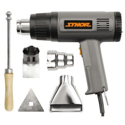 Pistol aer cald 1500 W + 4 accesorii Sthor 79328