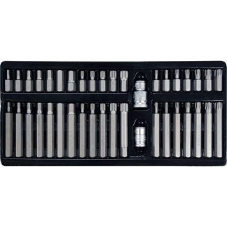 Trusa biți torx, hex și spline 40 piese CrV Yato YT-0400