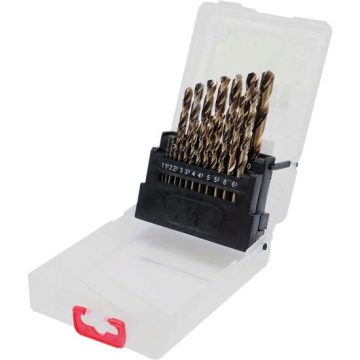 Set 19 burghie pentru metal 1 - 10 mm HSS - cobalt Yato YT-41604