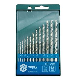 Set 13 burghie pentru metal 2 - 8 mm Vorel 21998
