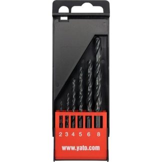 Set 6 burghie pentru metal 2 - 8 mm HSS Yato YT-4460