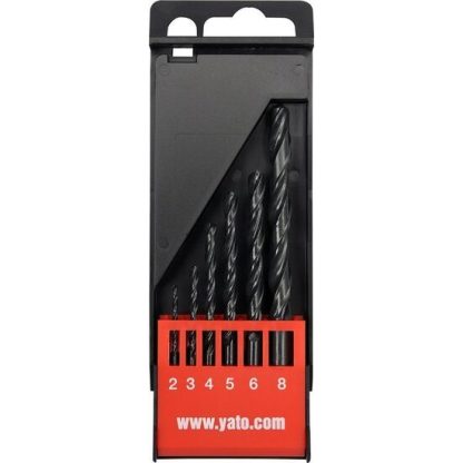 Set 6 burghie pentru metal 2 - 8 mm HSS Yato YT-4460