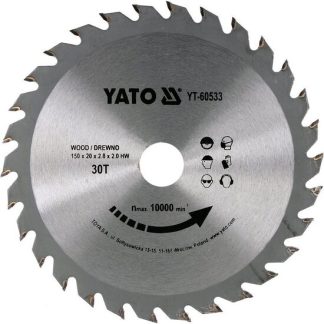 Disc circular pentru lemn 150X30TX20 mm Yato YT-60533