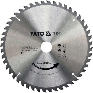 Disc circular lemn, 250 x 30 x 2.4 mm, 48 dinți Yato YT-60484