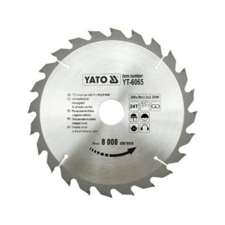 Disc fierastrau circular pentru lemn 200x24x30 Yato YT-6065