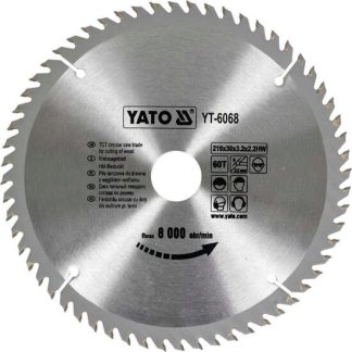 Disc circular wolfra m lemn 210mm Yato YT-6068