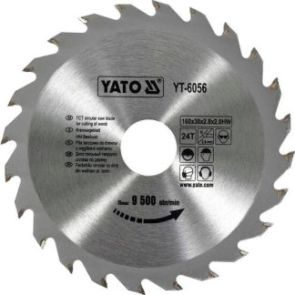 Disc fierastrau wolfra m pentru lemn 160x24 Yato YT-6056